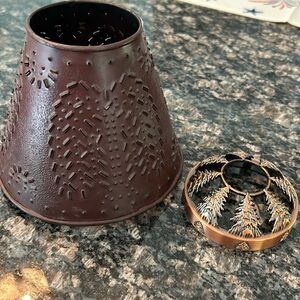 Two Yankee Candle toppers